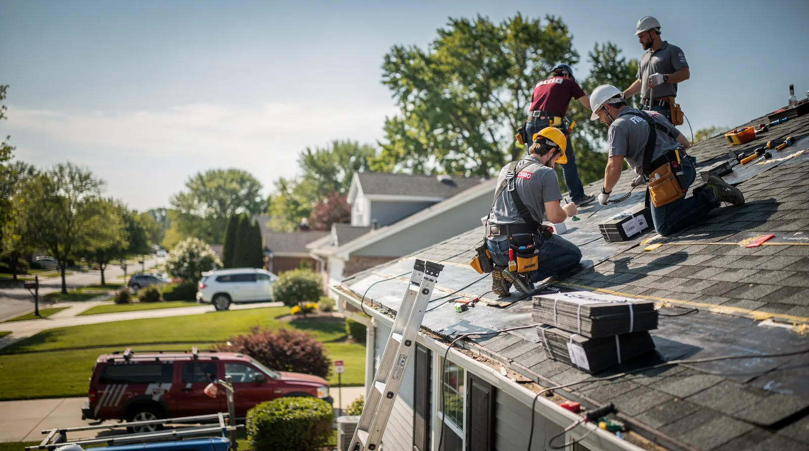 Roof Repair in Marengo, IL around you
